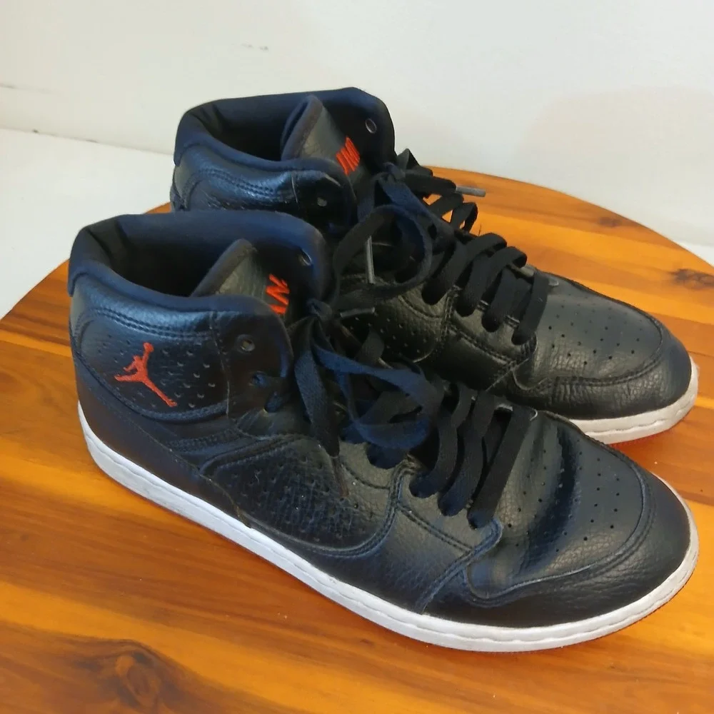 Nike AIr Jordan Access Mens Size 7 Black Basketball Shoes Sneakers AR3762-001
